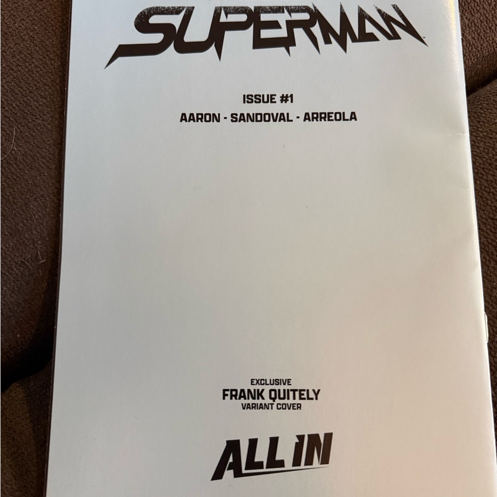 Superman Issue #1 Comic Book